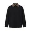 Direto do fabricante: moletom gola alta de manga comprida estilo minimalista para homens, perfeito para outono e inverno, com corte solto e casual e design versátil