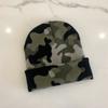 Gorro de Lana Camuflaje Moderno Clásico para Hombre y Mujer Otoño e Invierno Cálido Gorro Pulóver Ins Gorro Tejido Combinable Gorro para el Frío Tejido