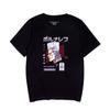 Comércio exterior cross-border hot search JOJO's maravilhosa série de aventura Japonês anime estampa moda masculina e feminina camiseta de manga curta