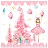 Mm308 Walnut Fairy Festa de Natal Feriado Aniversário Talheres 8 Pessoais 4-Peças Prato de Papel Copo de Papel de Seda