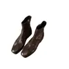 Elegantes y atractivas, nuevas botinetas estilo francés 2026 para mujer, nuevas botas elásticas ajustadas de tacón medio para otoño e invierno, botines tipo calcetín