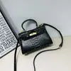 Bolso de Mano para Mujer con Estampado de Serpiente 2026, Bolso Kelly de Moda, Bolso Cruzado de Gama Alta con un Toque Elegante y Sofisticado