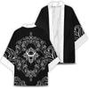 Novo one piece Luffy ace barba branca 3D impresso manga curta camiseta quimono capa casaco pijamas cardigan para homens