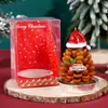 Velas criativas com tema de Natal transfronteiriças, decorações caseiras para as festas de Natal, velas de ambiente para a árvore de Natal e peças decorativas para presentear