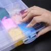 Caja de pigmento gouache de 48 cuadrículas, caja vacía para estudiantes de arte, mini paleta portátil de pintura china, pintura acrílica, acuarela, pintura al óleo, pequeña