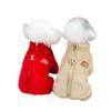 Ropa para mascotas, otoño e invierno, nueva ropa para perros, terciopelo de doble cara, 25 marcas de moda, cremallera, terciopelo de cuatro patas