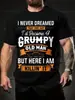 Algodón Nueva Impresión de Letras de Auriculares Cuello Redondo Manga Corta Camiseta Gráfica para Hombre Streetwear
