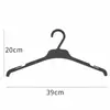 Percha para Armario, Percha Transparente de Cristal Acrílico Gris Humo, Percha Antideslizante que no Deja Marca para Ropa y Pantalones