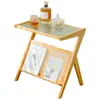 Mesa de Cabeceira Personalizável, Rack de Armazenamento Moderno Simples, Gabinete Pequeno, Armazenamento de Gabinete de Cabeceira, Mesa Lateral para Quarto de Aluguel, Madeira Maciça
