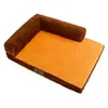 Cama para gato cama para perro cama para mascota desmontable y lavable con respaldo alfombrilla grande para perro suministros para mascotas venta al por mayor directa de fábrica