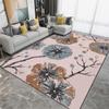 Tapete Grande com Flores Estilo Nórdico Sala de Estar Mesa de Centro Simples Sofá Quarto Cobertor de Cabeceira Pad de Tapete para Área Grande Doméstica