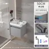 Juego de gabinete de baño de panal de aluminio espacial, gabinete de lavabo totalmente de aluminio, gabinete de lavabo de baño