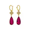Pendientes Colgantes de Flor con Tachuelas de Diamante y Gota de Agua Color Plata, Pendientes Versátiles Elegantes y Dulces con un Toque de Lujo Ligero y de Alta Gama para Mujer