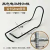 Accesorios para invernaderos: Abrazaderas para Tubería de Acero Galvanizado por Inmersión en Caliente, Resortes de Presión Extra Gruesos, Clips de Alambre Amarillos en Forma de Cruz, Pinzas de Resorte