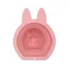 Tazón de Lavado de Silicona de Grado Alimenticio Forma de Conejo Tazón de Lavado Plegable Esponja de Maquillaje Cepillo de Maquillaje Limpieza y Lavado Tazón Moodle