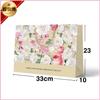 Saco de Presente Festivo Flor e Pássaro Dourado Sacola de Compras para Roupas Sacola Tote Universal Saco de Embalagem Espesso Estoque Venda por Atacado