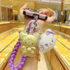 Colgante Dorado de Kuromi Peluche Explotando Hello Kitty Bolsa de Dibujos Animados Llavero para Teléfono Móvil Regalo Venta al por Mayor