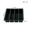 Molde de Silicona para Cubitos de Hielo Largos de 4 Cavidades Transfronterizo, Molde Casero para Hacer Hielo, Silicona de Grado Alimenticio, Molde para Cubitos de Hielo de Fácil Desmoldeo