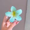 Pinza de Verano para Flores de Huevo Femenina Verano Pinza de Pelo de Alta Gama en la Parte Posterior de la Cabeza Pinza Grande de Tiburón Pin de Pelo Tocado Joyería