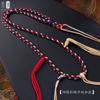 Tailandia Estilo Tibetano Cuerda Tejida a Mano Color de Cinco Hebras Tejido a Mano Lanyard Hebilla de Liberación Rápida de Acero Titanio Lanyard Buda Thangka TG061