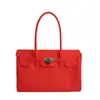Bolsa de Mão Grande Capacidade Mais Vendida no Exterior, Bolsa de Gelatina de Alta Qualidade, Bolsa de Ombro com Personalidade Estilosa, Bolsa da Moda Tendência para Mulheres