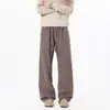 Outono de 2026 Novo Calça Casual Masculina Estilo Coreano Tendência Personalidade Moda Tamanho Plus Calça de Perna Reta High-End Masculino