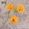Simulación de 3 pines crisantemo de bola pequeño crisantemo silvestre decoración de boda flor de simulación accesorios para fotografía sala de estar del hogar flor de piso para bodas