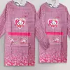 Avental de Moda Estilo Coreano Avental à Prova de Manchas e Óleo Macacão de Manga Longa Roupa de Uso Reversível para Adultos Avental de Cintura Avental de Cozinha à Prova de Óleo e Água