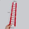Decoración Qiaozhixi pequeña escalera roja decoración paso a paso mejora decoración de casa nueva regalo 9 Escaleras 11 escaleras escalera móvil