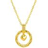 Novo Mobius Colar de Amor Personalidade da Moda Feminina Circundando Seu Coração Colar de Alto Sentido Presente do Dia dos Namorados