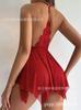 Lencería sexy de comercio exterior europeo y americano Amazon Suministro para mujer malla tentación popular tirante camisón transparente pijama sexy