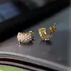 Una Hoja para Capturar el VientoExquisitos Pendientes de Perla Pinza de Mosquitero Pendientes Clip para Mujeres Sin Orejas Perforadas, Estilo Elegante, Pendientes Pequeños y Delicados