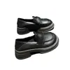 Mocasines de Suela Gruesa Estilo Coreano para Mujer 2026 Nuevo Primavera Versátiles Tacón Grueso Casual Retro Estilo Británico Zapatos Pequeños de Piel Venta al por Mayor