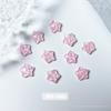 Manicure novas joias luminosas ondulações de água estrela manicure joias internet celebridade brincos de pino material manicure acessórios faça você mesmo