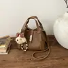 Elegante Bolso de Mano Tipo Cubo para Viajes Diarios para Mujer 2026 Nueva Moda Coreana Retro Bolso de Hombro Único Bolso Cruzado Bolso Madre-Hija