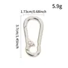Llavero de coche de aleación de zinc, hebilla para correa de bolso, hebilla de resorte, hebilla para mascotas, venta al por mayor directa del fabricante