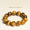 Pulseira de Pedra Olho de Tigre Natural, Pulseira Olho de Tigre Amarelo Olho de Gato, Joia de Mão de Cristal Olho de Tigre, Item Popular para Atrações Turísticas