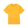 Algodão Puro 170g Gola Redonda Uniforme de Grupo Corporativo Camisa Cultural Bordada Logo Imprimível Esportes de Maratona Verão Manga Curta