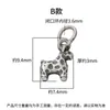 Plata de ley s925 lindo elefante jirafa pez con forma de colgante pez koi elefante ciervo amuleto Accesorios de plata para abalorios DIY