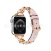 Para Apple watch8 ultra Correa Apple Watch Correa de Acero Inoxidable con Cuero Correa de Cuero Apple