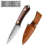 Faca Forjada, Faca Multiuso, Faca para Carne com Pegador Manual, Faca para Matar Peixe, Faca de Exterior, Faca para Carne com Cabo de Madeira, Faca Reta Pequena Espessada