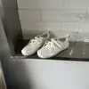 Zapatos Deportivos Casuales de Piel de Vaca Súper Suave con Velcro para Mujer con Aumento de Altura Oculto Zapatos de Plataforma con Cordones Zapatos de Entrenamiento Versátiles Alemanes Zapatos de Ballet para Correr