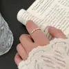 Anillo Geométrico Asimétrico de Plata de Ley 925 para Mujer Ins 2025 Nuevo Diseño de Nicho Sentido del Diseño Anillo Elegante para el Dedo Índice