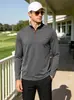 Sudadera con capucha funcional casual deportiva elástica para hombre con cuello alto, comercio exterior, eBay, talla grande americana, para exteriores, fitness