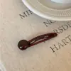 Pasador de Pelo de Perlas de Colores Coreanos, Estilo Nuevo para Niñas con un Toque de Lujo, Pinza para Flequillo y Cabello Fino, Accesorio para el Cabello de Bebé