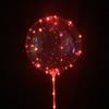 Nuevo globo de onda roja de internet de 20 pulgadas, globo luminoso, suministro para puesto de mercado nocturno para impulsar regalos, juguetes luminosos al por mayor