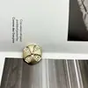 Botones Metálicos de Molino de Viento Incrustados con Diamantes, Botones Decorativos Huecos, Ropa de Abrigo de Tweed, Botones para Suéter, Botones de Diseño