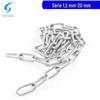 304 aço inoxidável cadeia fábrica direta anel longo elevação corrente lustre pet chain personalização profissional