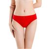 Selección estricta de ropa interior de talla grande para mujer, algodón transpirable, holgada, color liso, pantalones de seguridad al por mayor, bragas elásticas 3D de cintura alta para mujer