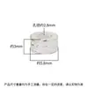 Cuentas espaciadoras flor de cruzado de plata pura S925 Plata tailandesa vintage Materiales para pulsera de manualidades DIY Joyería hecha a mano
